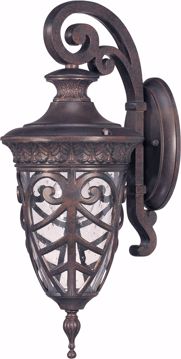 Picture of NUVO Lighting 60/2056 Aston - 1 Light Small Wall Lantern Arm Down with Seeded Glass