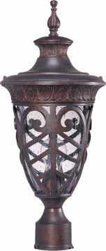 Picture of NUVO Lighting 60/2059 Aston - 1 Light Mid-Size Post Lantern with Seeded Glass