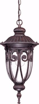 Picture of NUVO Lighting 60/2068 Corniche - 1 Light Hanging Lantern with Seeded Glass