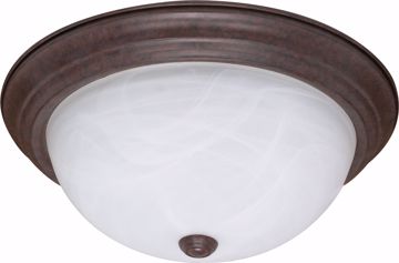 Picture of NUVO Lighting 60/207 3 Light - 15" - Flush Mount - Alabaster Glass