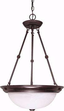 Picture of NUVO Lighting 60/211 3 Light - 15" - Pendant - Alabaster Glass