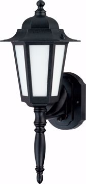 Picture of NUVO Lighting 60/2203 Cornerstone ES - 1 Light 18" - CFL Wall Lantern with Satin White Glass - 13w GU24 Included