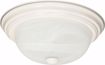 Picture of NUVO Lighting 60/221 2 Light - 11" - Flush Mount - Alabaster Glass