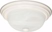 Picture of NUVO Lighting 60/222 2 Light - 13" - Flush Mount - Alabaster Glass