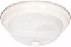 Picture of NUVO Lighting 60/223 3 Light - 15" - Flush Mount - Alabaster Glass