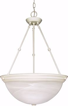 Picture of NUVO Lighting 60/228 3 Light - 20" - Pendant - Alabaster Glass