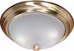 Picture of NUVO Lighting 60/238 2 Light - 13" - Flush Mount - Frosted Swirl Glass