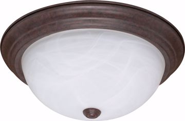 Picture of NUVO Lighting 60/2627 3 Light ES 15" Flush Fixture with Alabaster Glass - (3) 13w GU24 Lamps Included