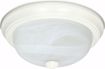 Picture of NUVO Lighting 60/2631 3 Light ES 15" Flush Fixture with Alabaster Glass - (3) 13w GU24 Lamps Included