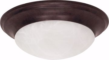 Picture of NUVO Lighting 60/280 1 Light - 12" - Flush Mount - Twist & Lock with Alabaster Glass