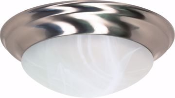 Picture of NUVO Lighting 60/285 3 Light - 17" - Flush Mount - Twist & Lock with Alabaster Glass