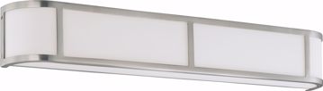 Picture of NUVO Lighting 60/2875 Odeon - 4 Light Wall Sconce with Satin White Glass