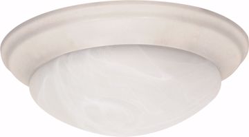 Picture of NUVO Lighting 60/288 3 Light - 17" - Flush Mount - Twist & Lock with Alabaster Glass