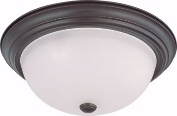 Picture of NUVO Lighting 60/3147 3 Light 15" Flush Mount with Frosted White Glass