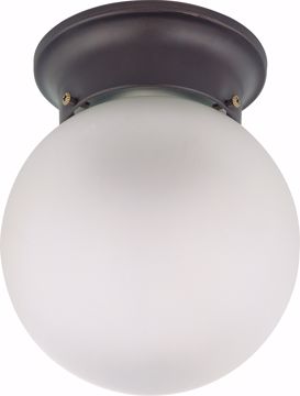 Frosted Grape Shade /& On//Off Switch Nuvo Lighting 1 Light 5/" Sconce 60-6097