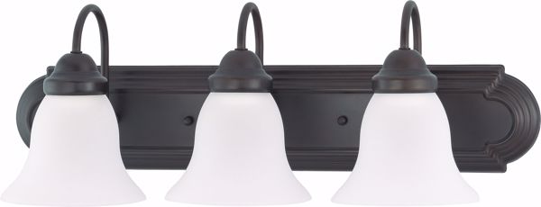 Picture of NUVO Lighting 60/3162 Ballerina - 3 Light 24" Vanity with Frosted White Glass