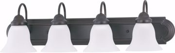 Picture of NUVO Lighting 60/3163 Ballerina - 4 Light 30" Vanity with Frosted White Glass