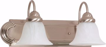 Picture of NUVO Lighting 60/3208 Ballerina ES - 2 Light 18" Vanity with Alabaster Glass - (2) 13w GU24 Lamps Included
