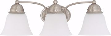 Picture of NUVO Lighting 60/3266 Empire - 3 Light 21" Vanity with Frosted White Glass