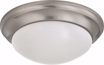 Picture of NUVO Lighting 60/3272 2 Light 14" Flush Mount Twist & Lock with Frosted White Glass