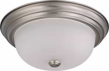 Picture of NUVO Lighting 60/3312 2 Light 13" Flush Mount with Frosted White Glass - (2) 13w GU24 Lamps Included