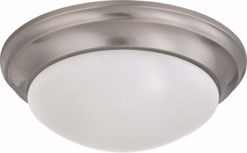 Picture of NUVO Lighting 60/3315 2 Light 14" Flush Mount Twist & Lock with Frosted White Glass - (2) 13w GU24 Lamps Included