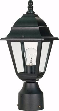 Picture of NUVO Lighting 60/3456 Briton - 1 Light - 14" - Post Lantern - with Clear Glass; Color retail packaging