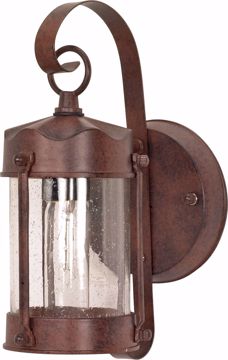 Picture of NUVO Lighting 60/3461 1 Light - 11" - Wall Lantern - Piper Lantern with Clear Seed Glass; Color retail packaging