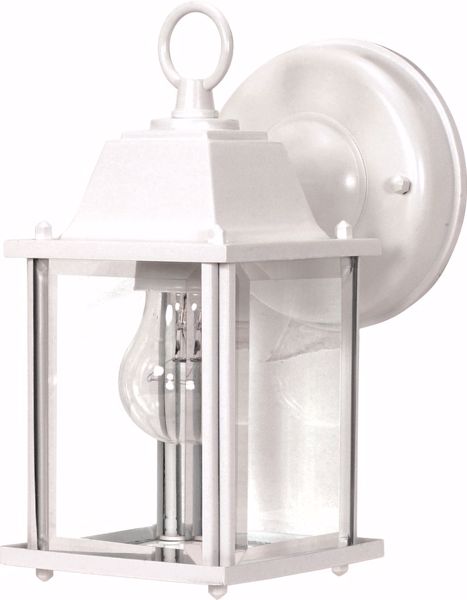 Picture of NUVO Lighting 60/3463 1 Light - 9" - Wall Lantern - Cube Lantern with Clear Beveled Glass; Color retail packaging