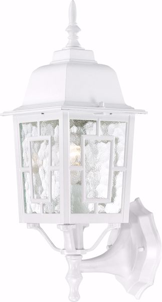 Picture of NUVO Lighting 60/3487 Banyan - 1 Light - 17" Outdoor Wall with Clear Water Glass; Color retail packaging