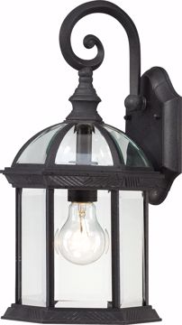 Picture of NUVO Lighting 60/3496 Boxwood - 1 Light - 15" Outdoor Wall with Clear Beveled Glass; Color retail packaging
