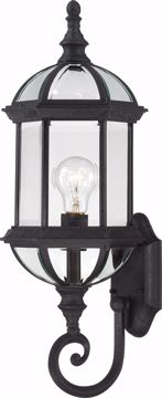 Picture of NUVO Lighting 60/3499 Boxwood - 1 Light 22" Outdoor Wall with Clear Beveled Glass; Color retail packaging