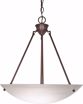 Picture of NUVO Lighting 60/371 3 Light - 23" - Pendant - Alabaster Glass Bowl