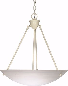 Picture of NUVO Lighting 60/373 3 Light - 23" - Pendant - Alabaster Glass Bowl
