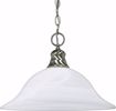Picture of NUVO Lighting 60/390 1 Light - 16" - Pendant - Alabaster Glass