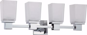Picture of NUVO Lighting 60/4004 Parker - 4 Light Vanity Fixture with Sandstone Etched Glass