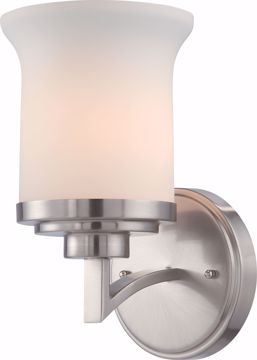 Picture of NUVO Lighting 60/4101 Harmony - 1 Light Vanity Fixture with Satin White Glass