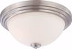 Picture of NUVO Lighting 60/4112 Harmony - 3 Light Flush Dome Fixture with Satin White Glass