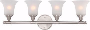 Picture of NUVO Lighting 60/4144 Surrey - 4 Light Vanity Fixture with Frosted Glass