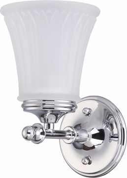 Picture of NUVO Lighting 60/4261 Teller - 1 Light Vanity Fixture with Frosted Etched Glass