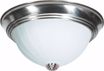 Picture of NUVO Lighting 60/448 3 Light CFL - 15" - Flush Mount - Frosted Melon Glass - (3) 13W GU24 Lamps Included
