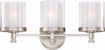 Picture of NUVO Lighting 60/4643 Decker - 3 Light Vanity Fixture with Clear & Frosted Glass