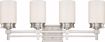 Picture of NUVO Lighting 60/4704 Wright - 4 Light Vanity Fixture with Satin White Glass