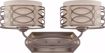 Picture of NUVO Lighting 60/4722 Harlow - 2 Light Vanity Fixture with Khaki Fabric Shades