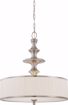 Picture of NUVO Lighting 60/4736 Candice - 3 Light Pendant with Pleated White Shade