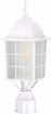 Picture of NUVO Lighting 60/4907 Adams - 1 Light - 17" Outdoor Post with Frosted Glass