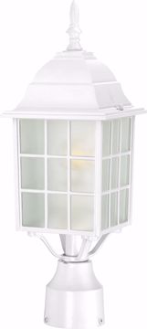 Picture of NUVO Lighting 60/4907 Adams - 1 Light - 17" Outdoor Post with Frosted Glass