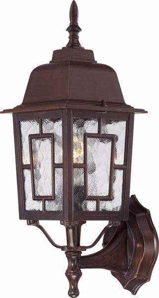 Picture of NUVO Lighting 60/4925 Banyan - 1 Light - 17" Outdoor Wall with Clear Water Glass