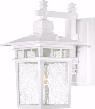 Picture of NUVO Lighting 60/4957 Cove Neck - 1 Light - 14" Outdoor Lantern with Clear Seed Glass