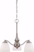 Picture of NUVO Lighting 60/5042 Patton - 3 Light Chandelier (Arms Down) with Frosted Glass